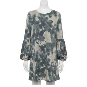 Lily Rose lantern sleeve sweatshirt dress size large